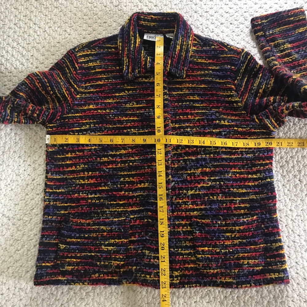 Chico’s Multi-color Jacket Size 1 - Picture 12 of 14